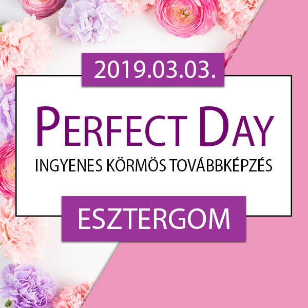 Ingyenes körmös továbbképzés – Perfect Day – Esztergom, 2019.03.03